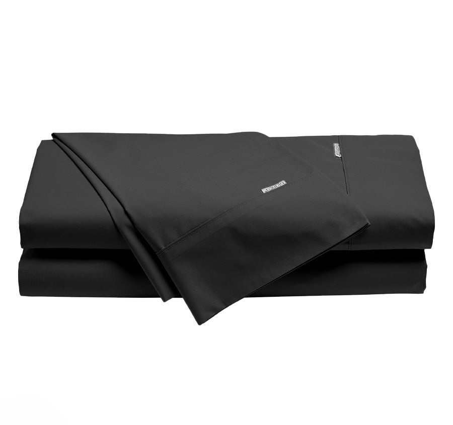 Heston 300THC Cotton Percale Mega Sheet Set Range Charcoal