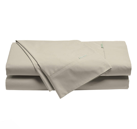 Heston 300THC Cotton Percale Mega Sheet Set Range Stone
