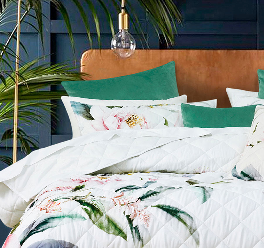 Indi Coverlet Set Range White