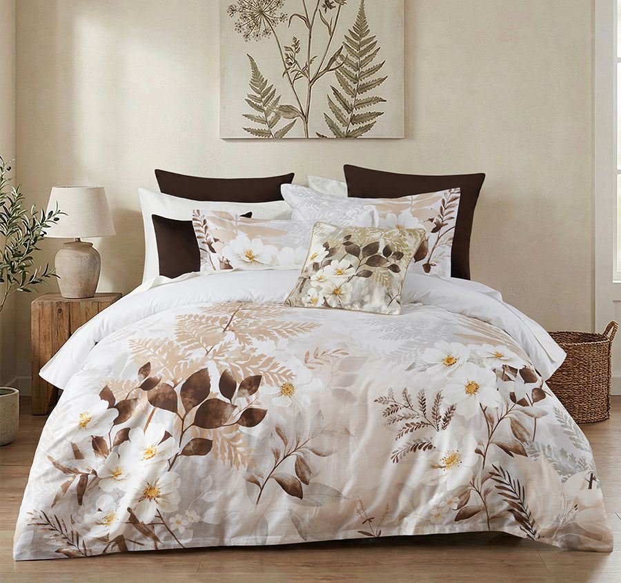 Jubilee Quilt Cover Set Range Natural