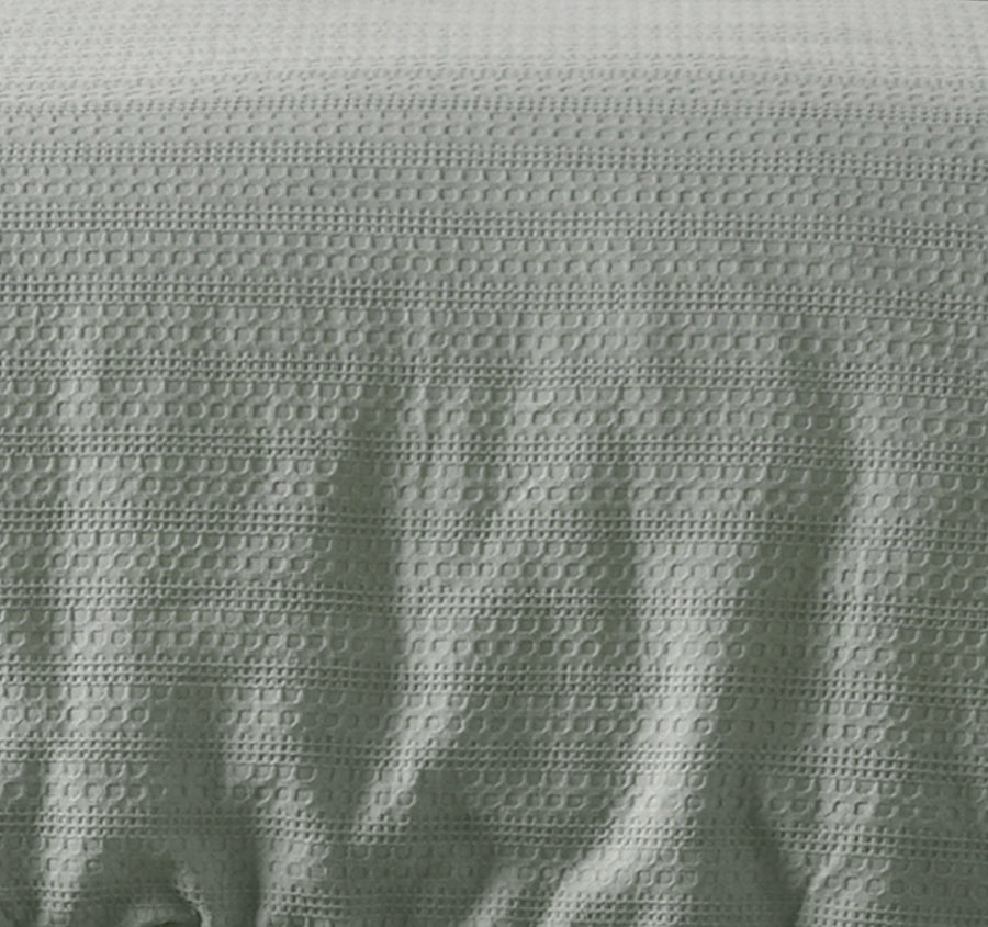 Kahlani Quilt Cover Set Range Sage