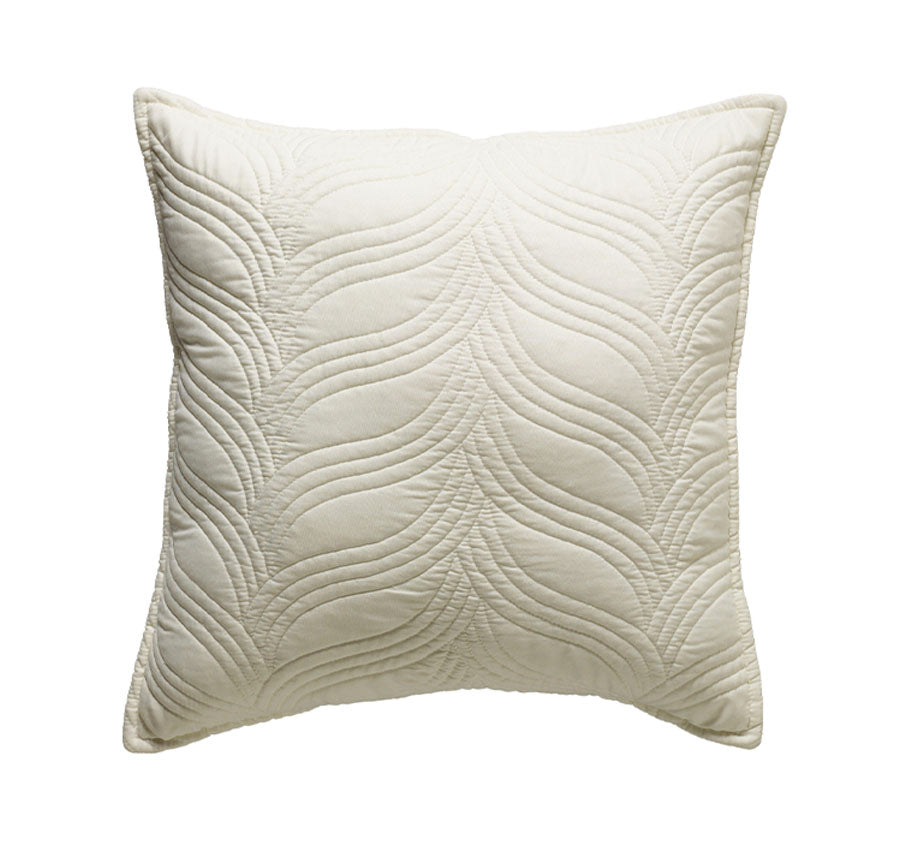 Kamala 43x43cm Filled Cushion Cream
