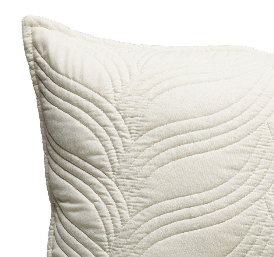 Kamala 43x43cm Filled Cushion Cream