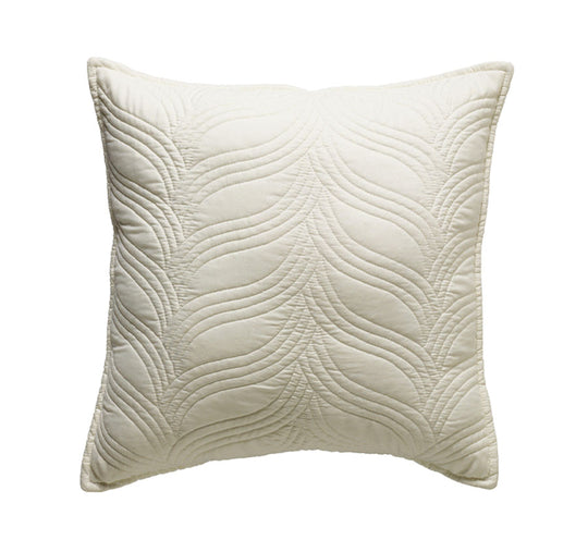 Kamala 43x43cm Filled Cushion Cream