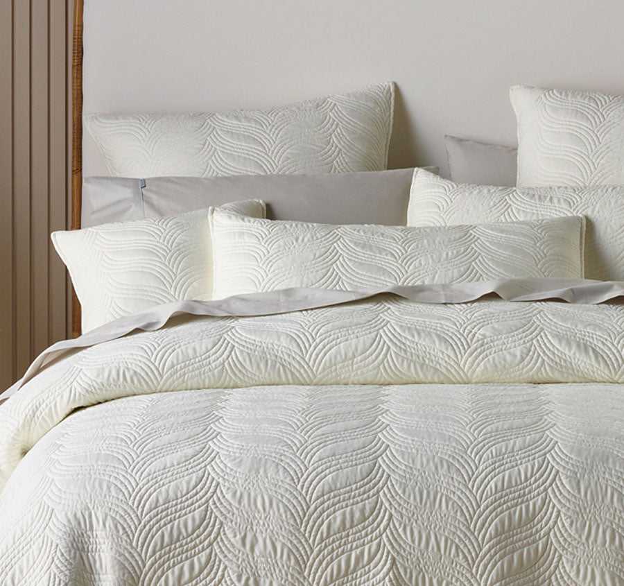 Kamala Bedspread Set Range Cream