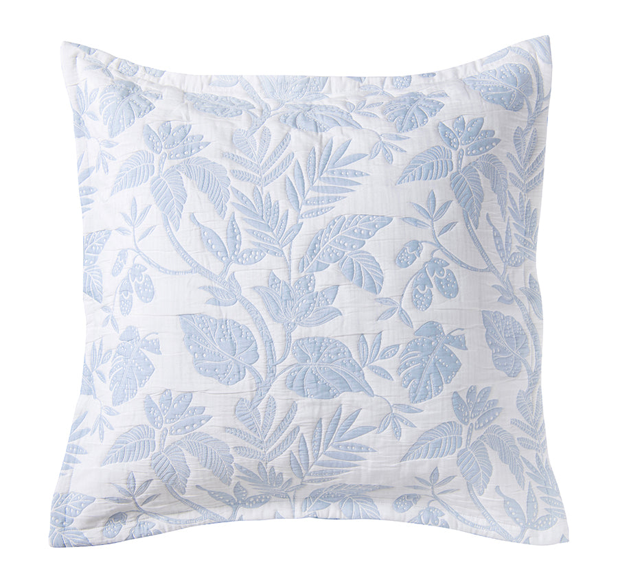 Laurieton European Pillowcase Blue