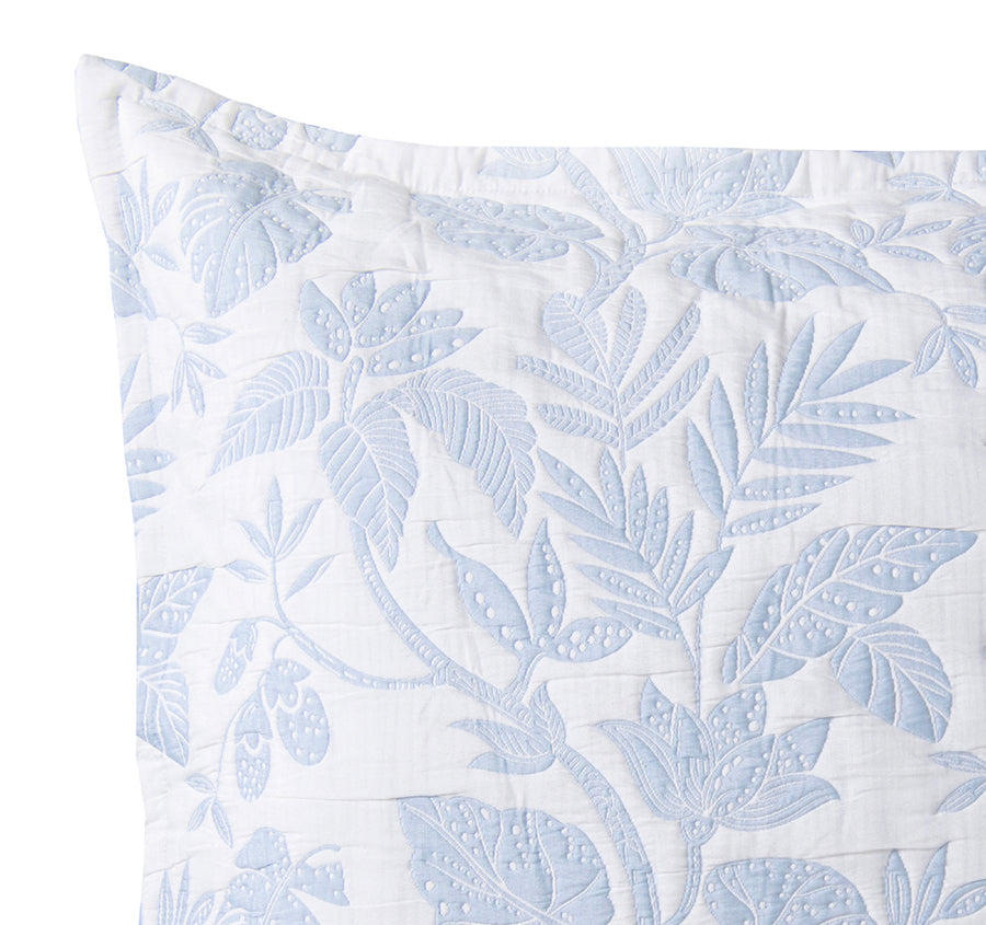 Laurieton European Pillowcase Blue