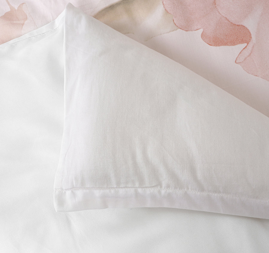 Layla Quilt Cover Set Range White