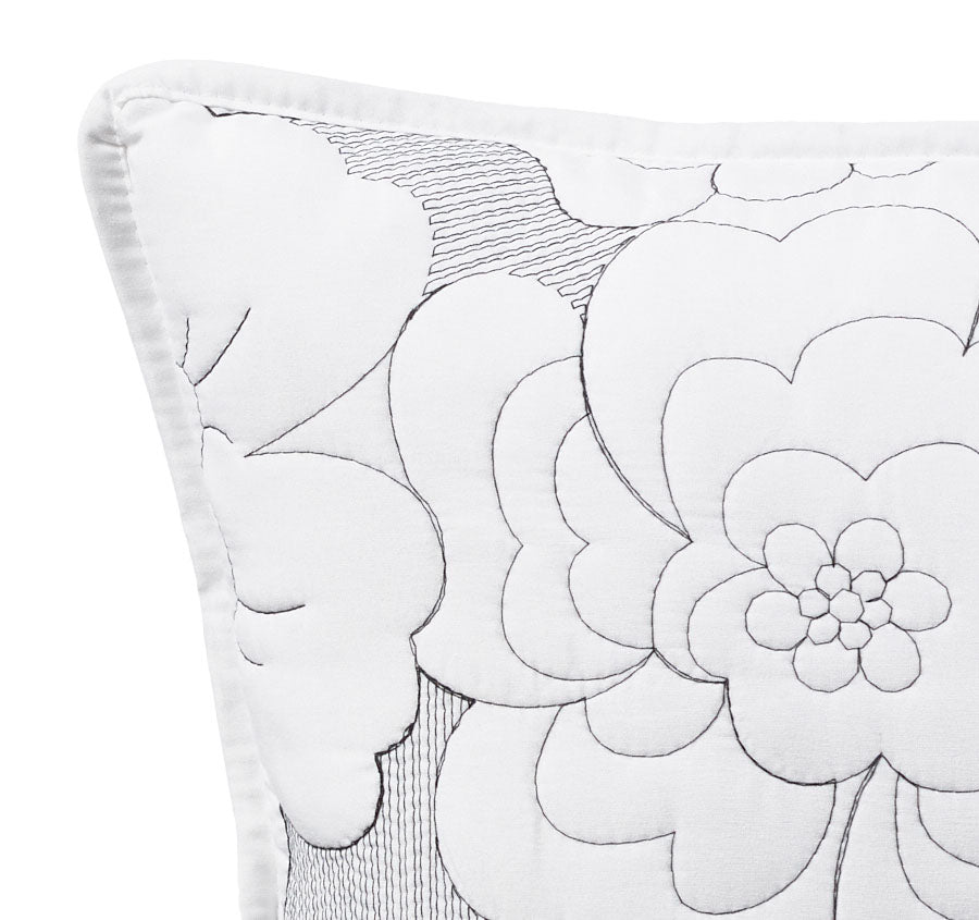 Leona 4 Piece Bedspread Set Range White