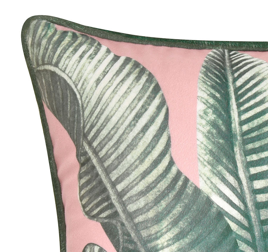 Mika 43x43cm Filled Velvet Cushion Green