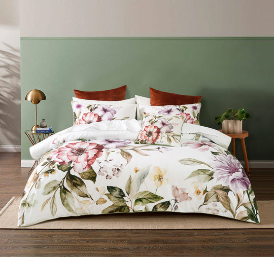 Minette Quilt Cover Set Range White