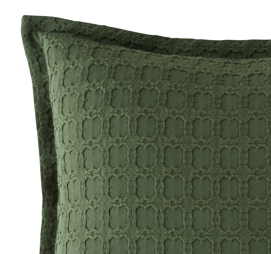 Mossbury European Pillowcase Olive