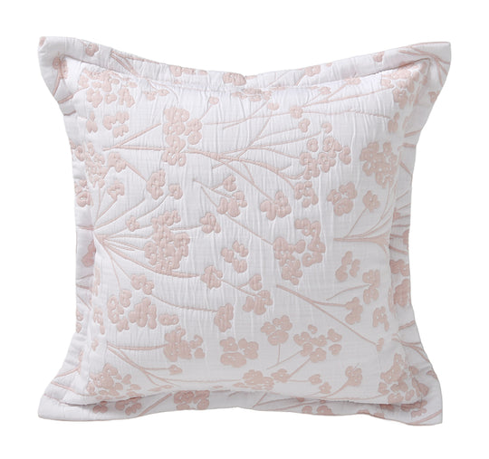 Myra 43x43cm Filled Cushion Blush