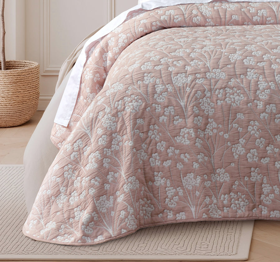 Myra Bedspread Set Range Blush