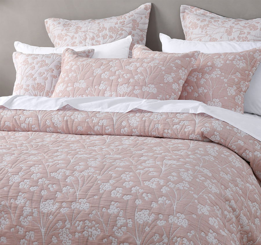 Myra Bedspread Set Range Blush