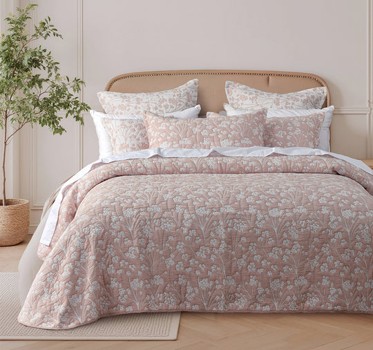Myra Bedspread Set Range Blush