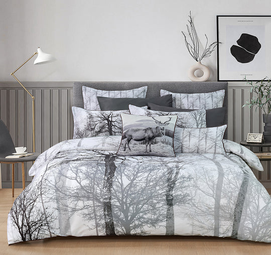 Myrtleford Quilt Cover Set Range Grey