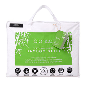 Natural Sleep 250GSM Summer Weight Bamboo Quilt Range