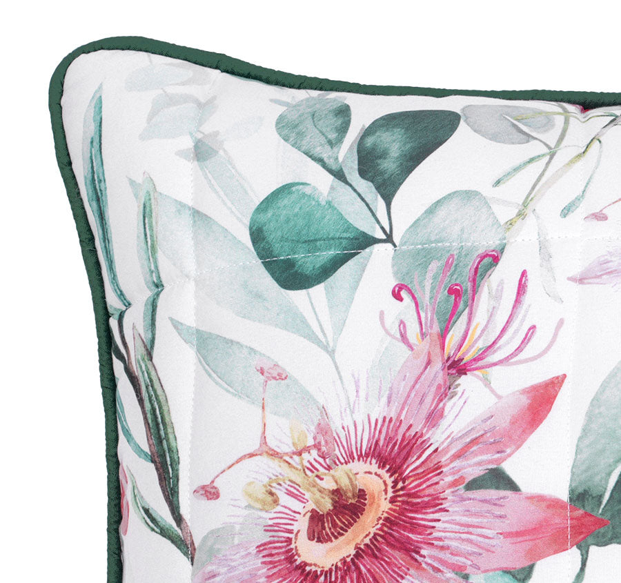 Nikita 43x43cm Filled Velvet Cushion White