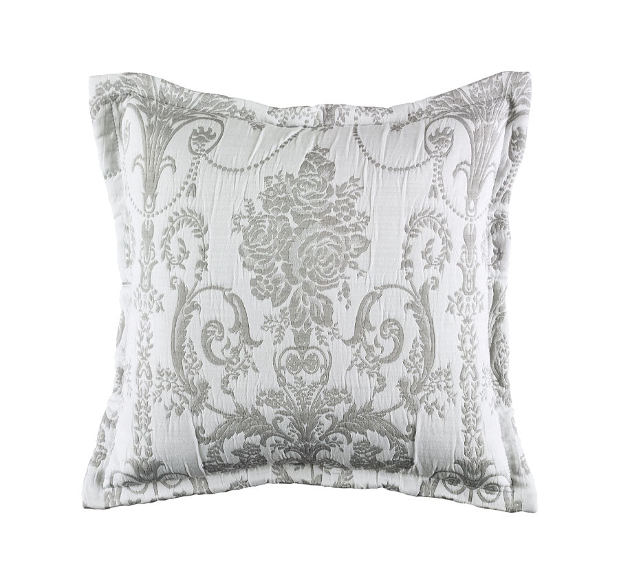 Olivia 43x43cm Filled Cushion Grey