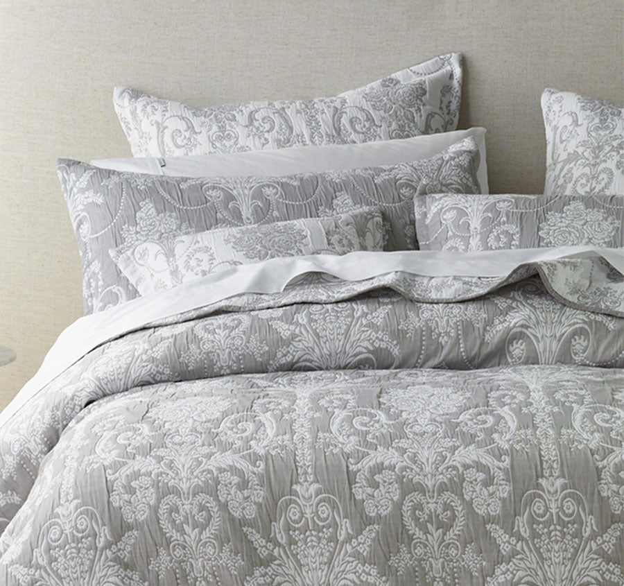 Olivia Coverlet Set Range Grey