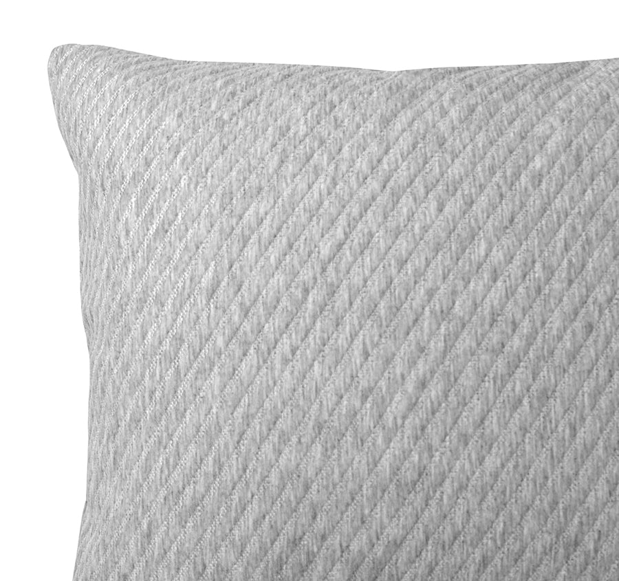 Pesaro European Pillowcase Grey Marle