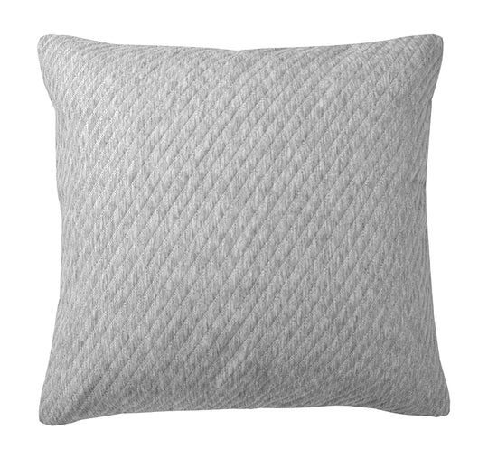Pesaro European Pillowcase Grey Marle