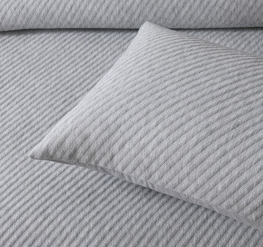 Pesaro Quilt Cover Set Range Grey Marle