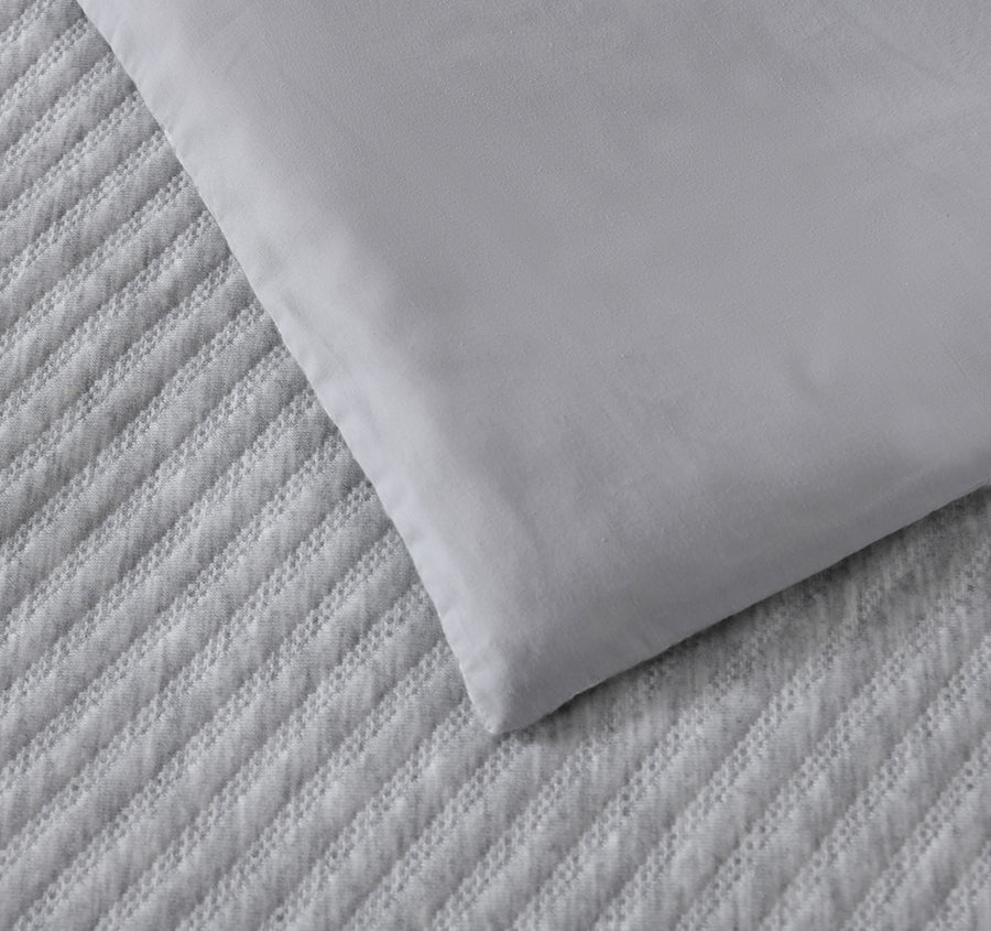 Pesaro Quilt Cover Set Range Grey Marle