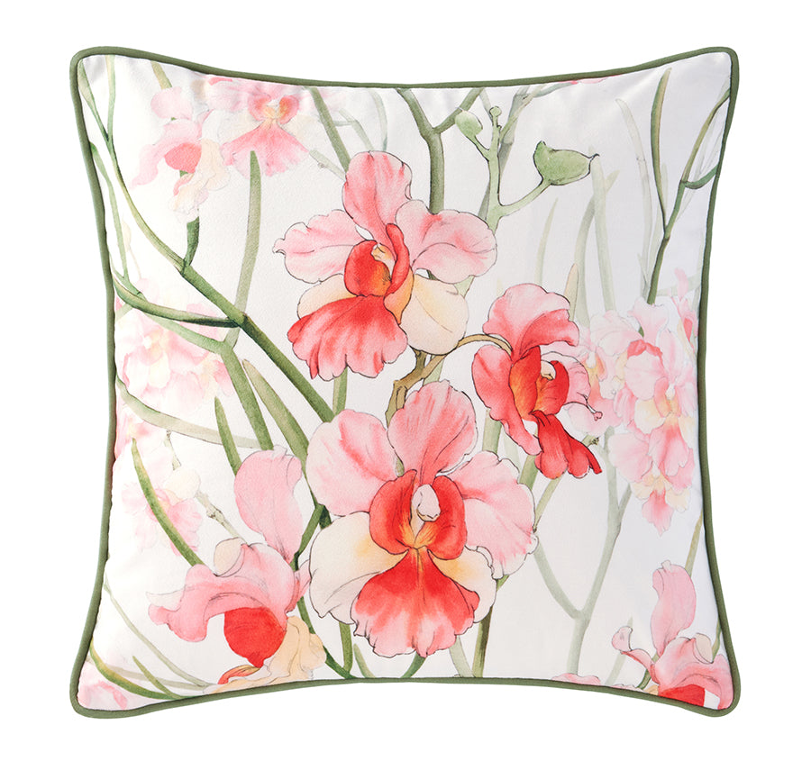 Petalyn 43x43cm Filled Cushion White