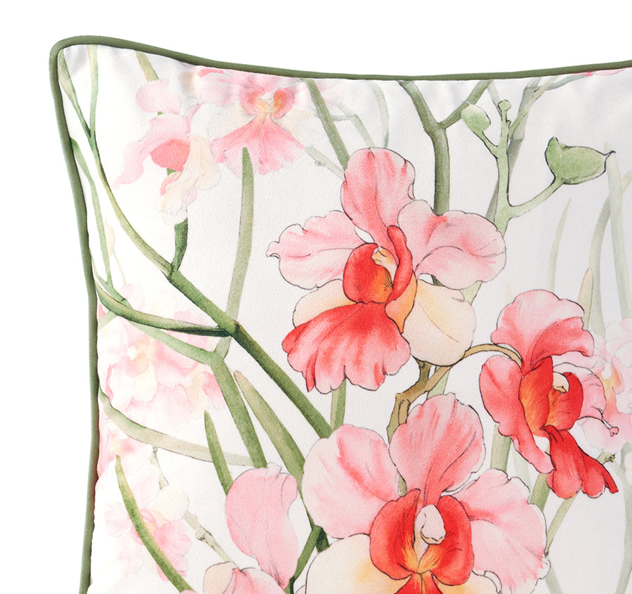 Petalyn 43x43cm Filled Cushion White