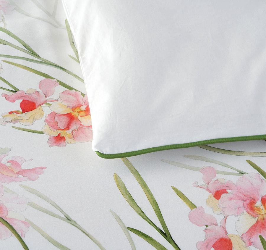 Petalyn Quilt Cover Set Range White