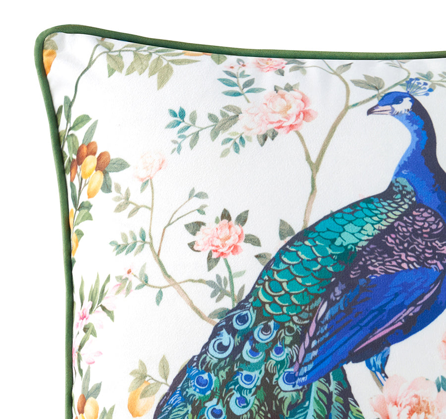 Priya 43x43cm Filled Cushion White