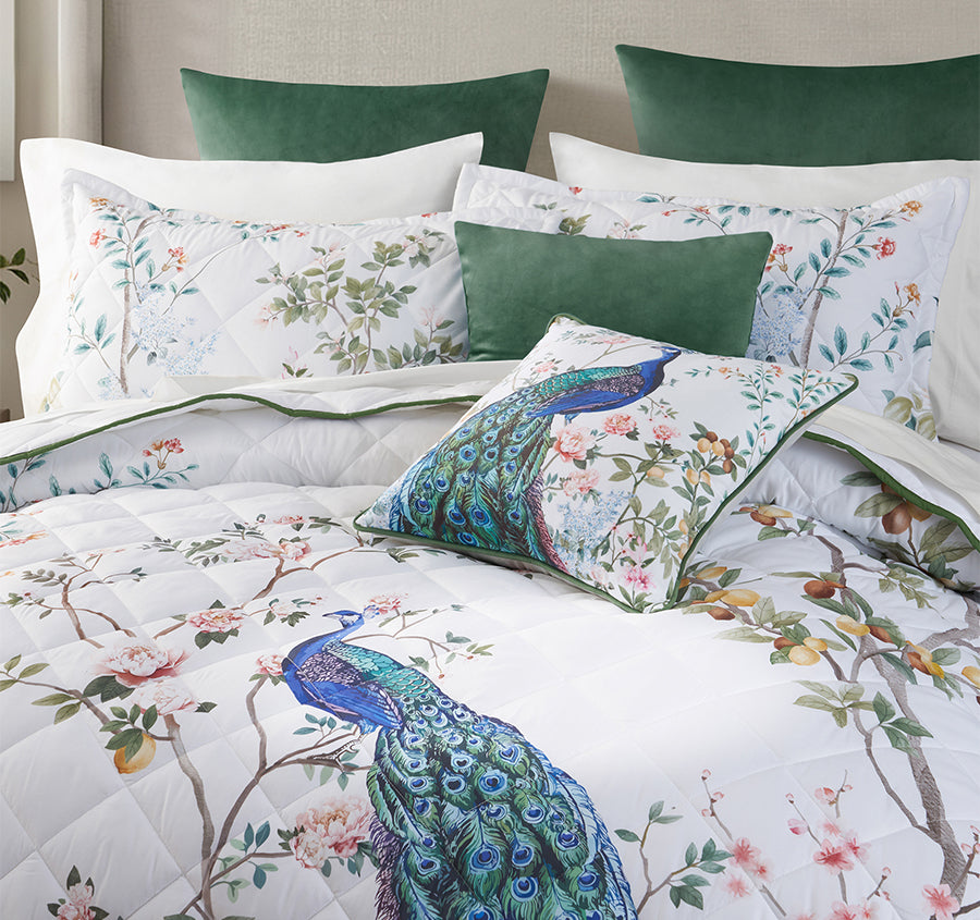 Priya Bedspread Set Range White