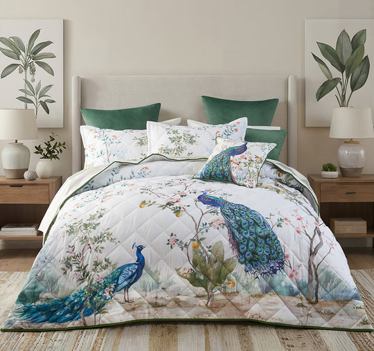 Priya Bedspread Set Range White