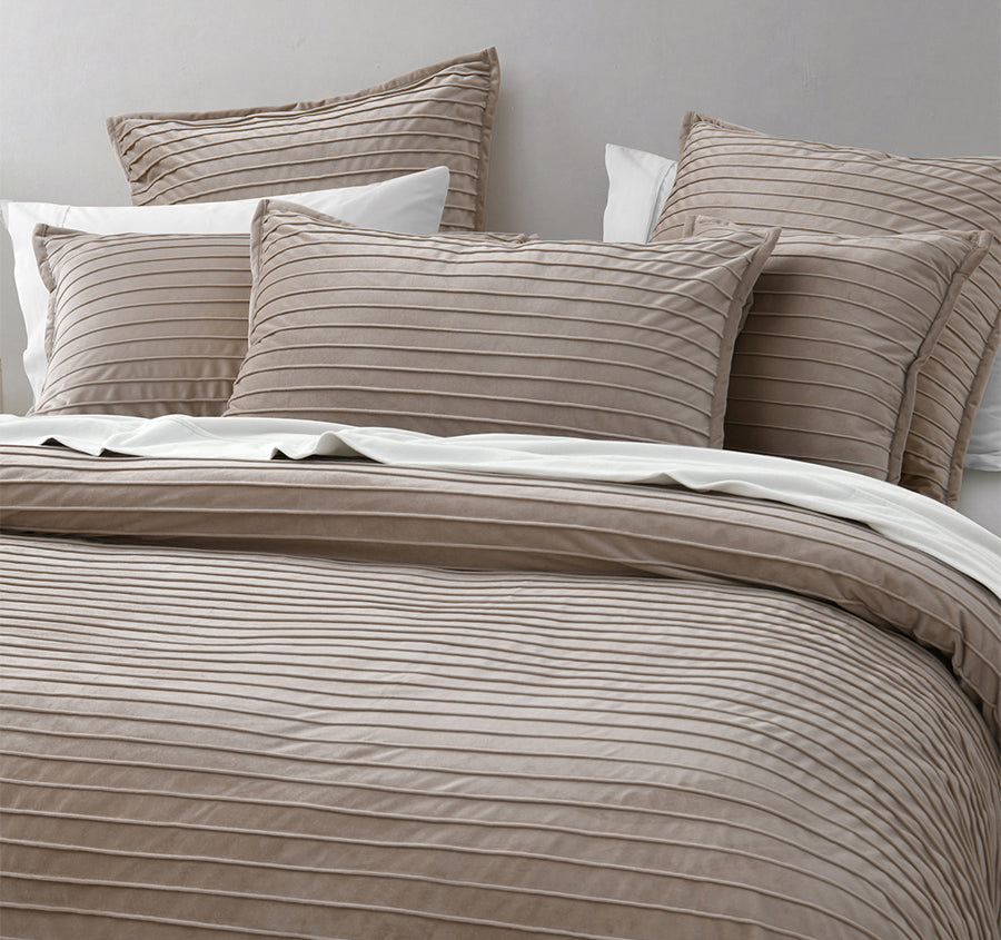 Saphira European Pillowcase Latte