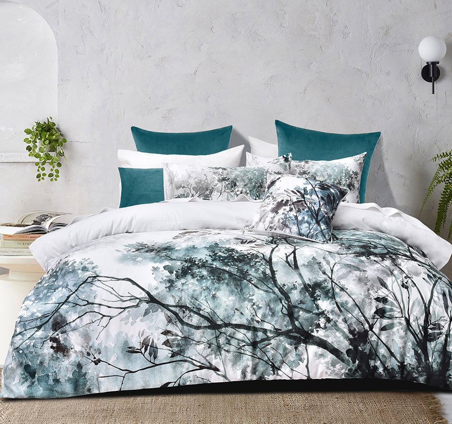 Sherbrooke Quilt Cover Set Range White
