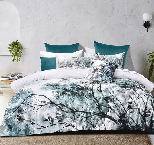 Sherbrooke Quilt Cover Set Range White