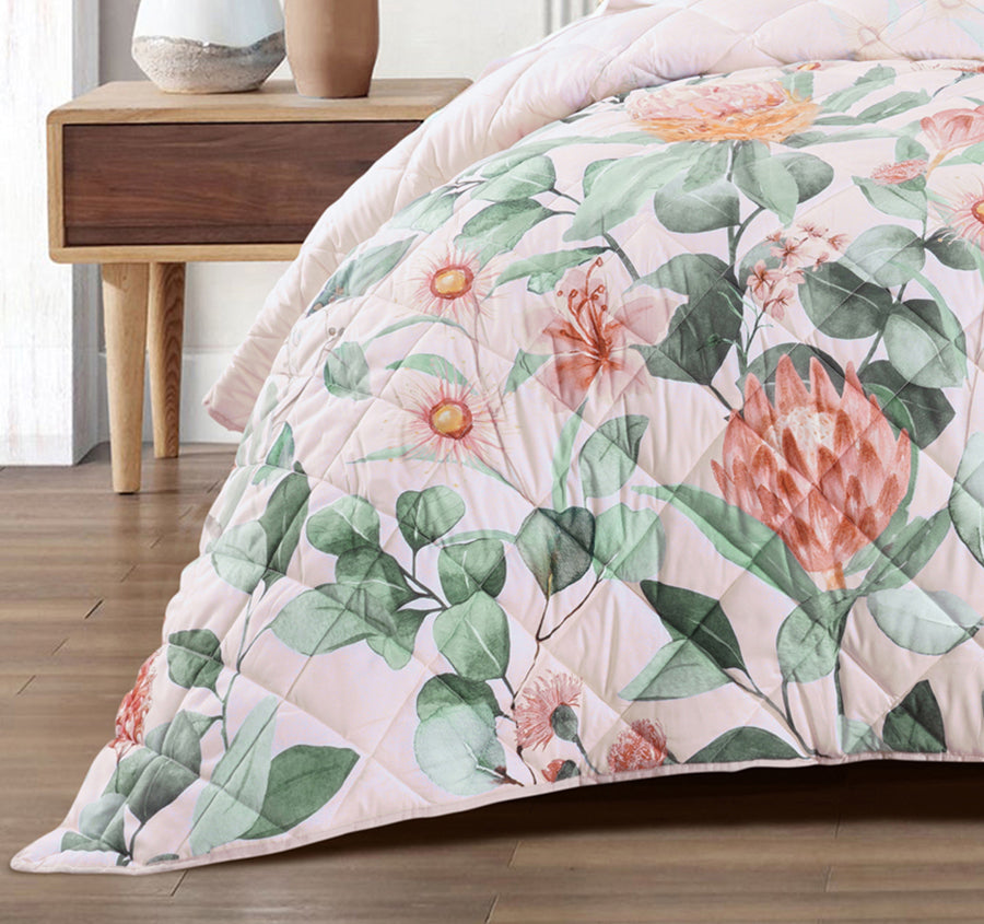 Sidney Bedspread Set Range Blush