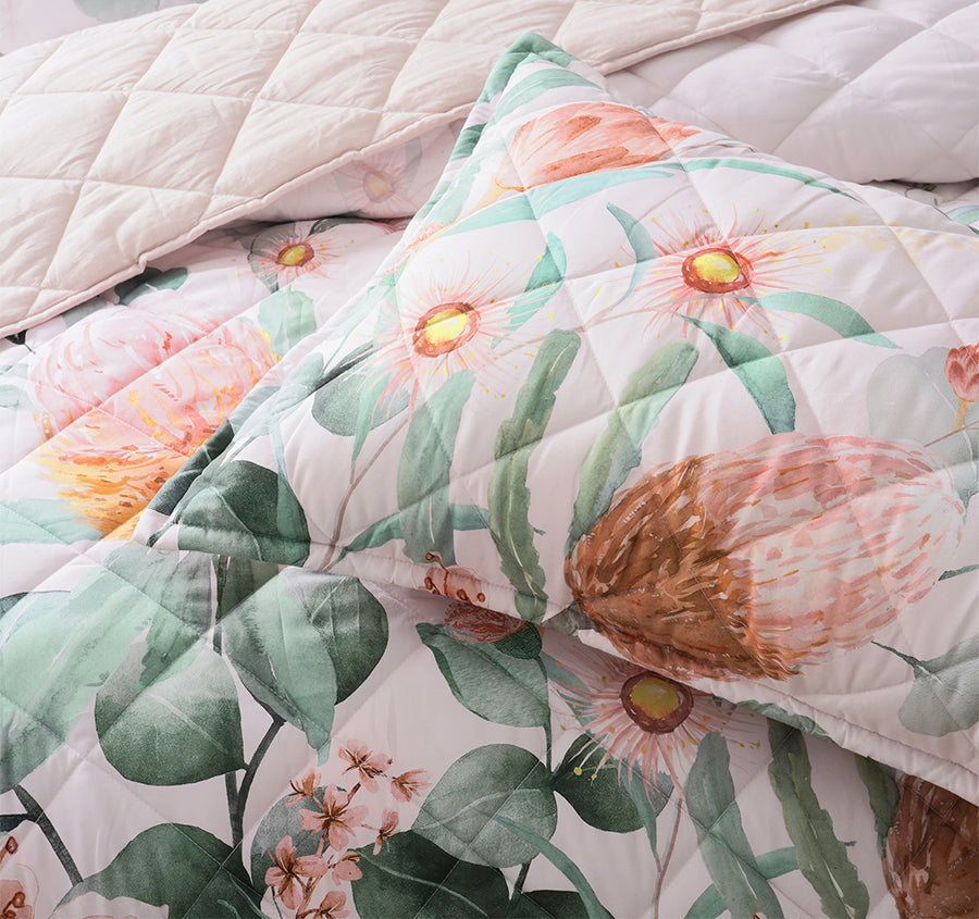 Sidney Bedspread Set Range Blush