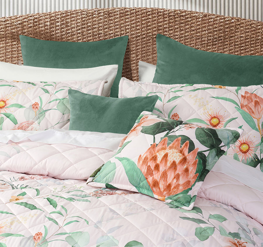 Sidney Bedspread Set Range Blush
