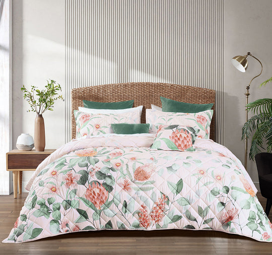 Sidney Bedspread Set Range Blush