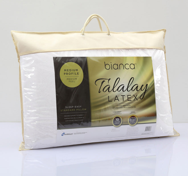Sleep Easy Talalay Latex Medium Pillow