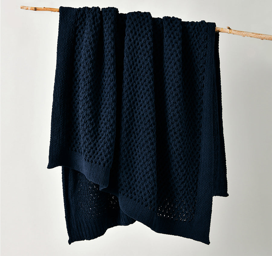 Sofala 130x170cm Throw Rug Indigo