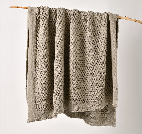 Sofala 130x170cm Throw Rug Taupe