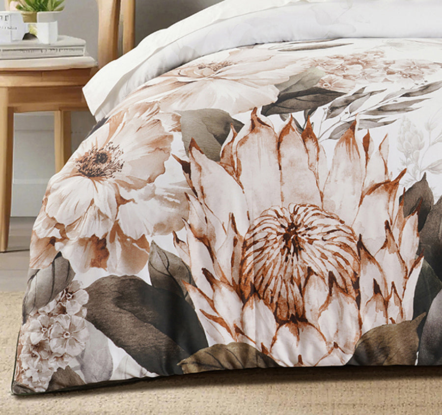 Somerset Range Quilt Cover Set Range White