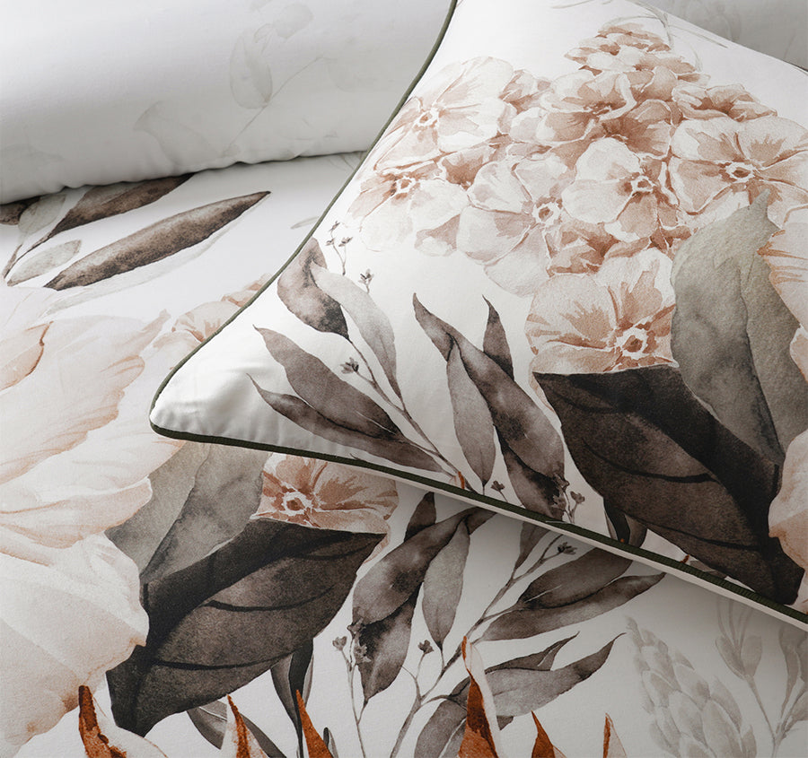 Somerset Range Quilt Cover Set Range White