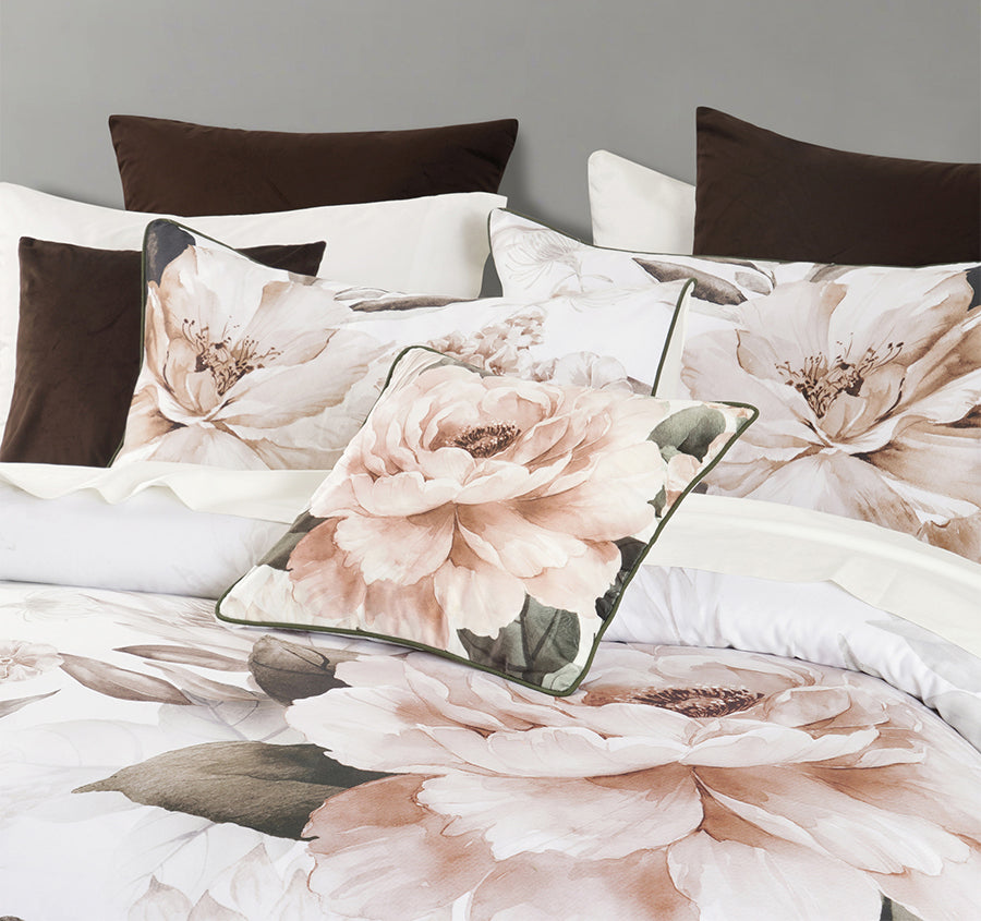 Somerset Range Quilt Cover Set Range White