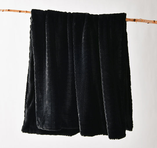 Tambar 130x170cm Throw Rug Black