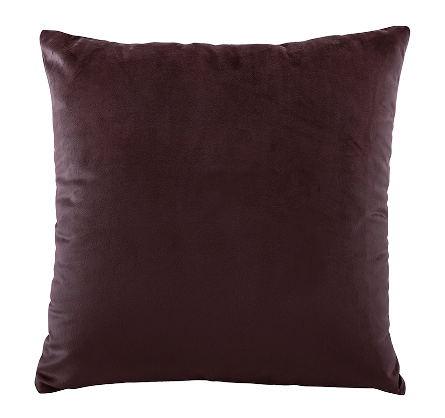Vivid Coordinates 43x43cm Filled Cushion Velvet Plum